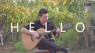 Hello - Adele (fingerstyle guitar cover by Peter Gergely) [WITH TABS]