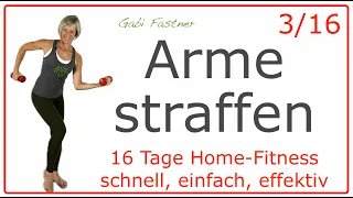 3/16 🔺 30 min. Arme straffen und kräftigen | Klein-Hantel-Training, im Stehen