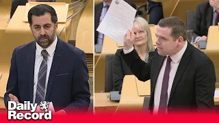 Douglas Ross attacks Humza Yousaf's Hate Crime Act at #FMQs