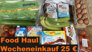 Wocheneinkauf mit Gratisprodukten 25 € & Mini-Fooddiary | Food Haul | Wocheneinkauf 1 Person