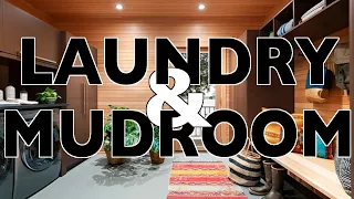 Designer Laundry & Mudroom ideas! // Interior Design