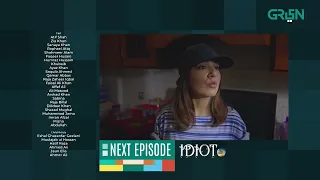 Idiot | Episode 04 | Teaser | Ahmed Ali Akbar | Mansha Pasha | Green TV Entertainment