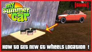 My Summer Car -  How To GET NEW GT Wheels Location [GUIDE]  !  | Ogygia Vlogs🇺🇸