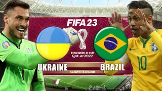 FIFA World Cup Qatar 2022 УКРАЇНА - БРАЗИЛІЯ 2-й тур. FIFA 22 MOD World Cup Qatar 2022 download