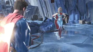 Injustice 2 Super girl vs Super man