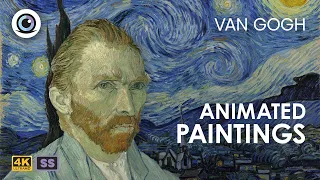 💜 Galería de arte Van Gogh - Pinturas animadas [4K]