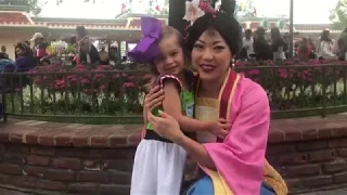 Mulan Meet and Greet at Disneyland with Paisley