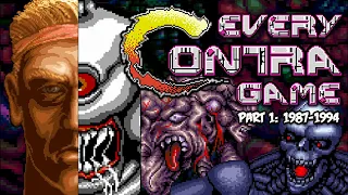 Every CONTRA Game | 1987-1994 Retrospective & Series Evolution (Part 1)