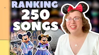 Ranking 250 Disney World Songs and questioning my life choices.