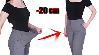 How to downsize pants in the waist easily!