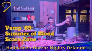 Vamp ’69: Summer of Blood Scare Zone at Halloween Horror Nights 2023