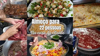 Almoço para 22  pessoas