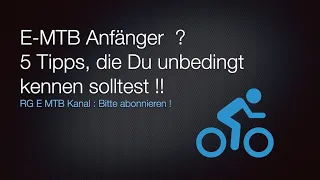 E-MTB Anfänger ? 5 Tipps , kauf kein Emtb ohne das Video zu sehen ! Wiedereinsteiger E mtb : ansehen