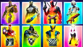 Evolution of All MARVEL Bosses, Henchmen & Mythic Weapons in Fortnite (2019 - 2023)