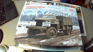 ICM 1/35 Studebaker US6-U3 Kit Unboxing, Review and Rating.