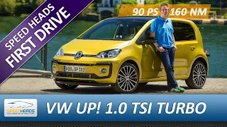 VW up! 1.0 TSI Turbo Test (90 PS - 160 Nm) - Fahrbericht - Review