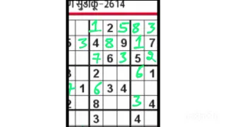 Sudoku Puzzle (Dainik Jagran Newspaper 28/04/2024)