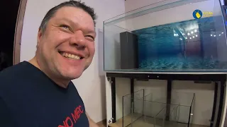 Тумба для аквариума на металлокаркасе