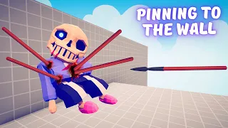 PINNING EVERY MODDED UNIT TO THE WALL - Totally Accurate Battle Simulator