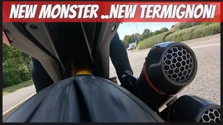 New Ducati Monster 937 with Termignoni Exhaust fitting and sound