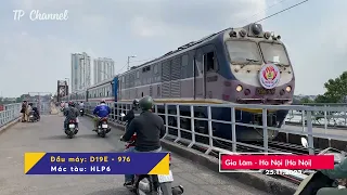 TÀU HỎA VIỆT NAM | TỔNG HỢP NHỮNG CHUYẾN TÀU HÀNG TÀU KHÁCH QUA KHU VỰC HÀ NỘI THÁNG 11, 12 NĂM 2023