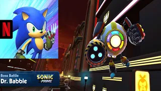 Sonic Prime Dash - Knuckles the Dread vs New Dr Babble Boss Battle Update  - New Yoke City Netflix