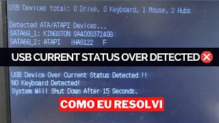 USB device over current status detected