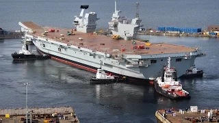 Top 10 Largest Aircraft Carriers In The World 2016 || Pastimers