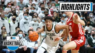 Michigan State Men’s Basketball: Best Highlights from the 2021-22 Season | Big Ten Men’s Basketball