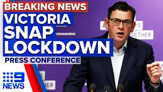 Coronavirus: Victoria to enter snap lockdown for five days | 9 News Australia