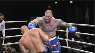 THE MOUNTAIN -THOR BJORNSSON v SIMON VALLILY / WORLD'S STRONGEST MAN TAKES ON PRO-BOXER (FULL FIGHT)