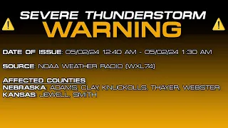 Severe Thunderstorm Warning (EAS #20)