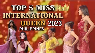 TOP 5 Miss International Queen Philippines 2023