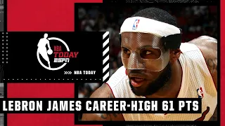 On this day: LeBron James sets new career-high 61-points in a mask | NBA Today