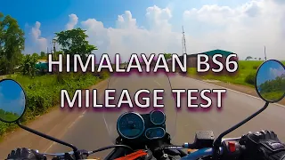 Royal Enfield Himalayan BS6 mileage test after first servicing. | Shocking Result | 😱😱😱