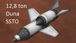 Stock 12 ton SSTO to Duna and back  KSP