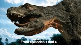 Walking with dinosaurs t rex roar different scenes