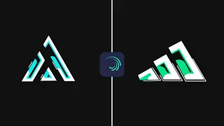 Abstract Logo Animation In Alight Motion - Tutorial