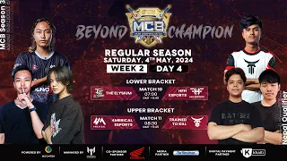 MCB SEASON 3 | NEPAL QUALIFIER | REGULAR SEASON | WEEK 2 | DAY 4 | Mobile Legends: Bang Bang