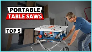 Best Portable Table Saw 2024 - Top 5 folding table saw Reviews