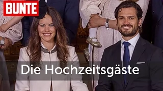 Sofia von Schweden & Prinz Carl Philip: Die Hochzeitsgäste - BUNTE TV