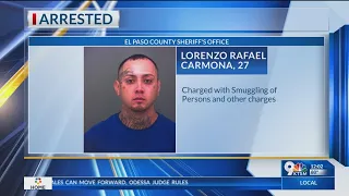 Man arrested after allegedly smuggling men in a car