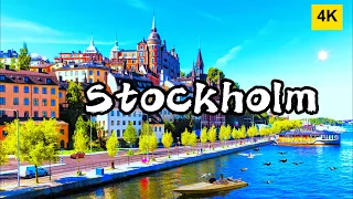 Stockholm，Walking Tour  of the world's most elegant city |  Old town，Stockholm Royal Palace | 4K 🚶