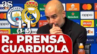 GUARDIOLA, RUEDA PRENSA COMPLETA DURA DERROTA VS REAL MADRID | Manchester City