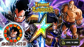 I'M BACK!!! 100% EZA LR NAPPA & VEGETA LEVEL 10 LINKS!!! Dragon Ball Z Dokkan Battle