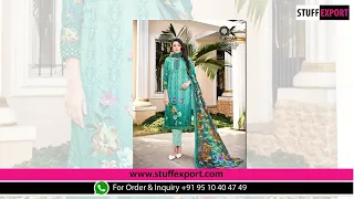 Stuff Export presents AL Karam Chikankari Vol-2 Regular Printed Cotton Karachi DressMaterial Catalog