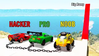 NOOB vs PRO vs HACKER #30 - Beamng drive