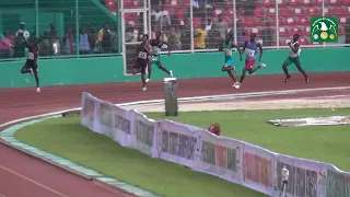 Chidi Okezie races to victory in men's 400m final to win his 3rd Nigerian title