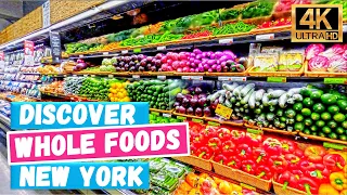 🇺🇸 Probably the BEST WHOLE FOODS in New York 🗽 USA [4k video]