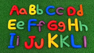 Clay Cracking ASMR video | How to clay cracking Rainbow alphabet Big&Small Letter ABCD 무지개 알파벳 점토부수기